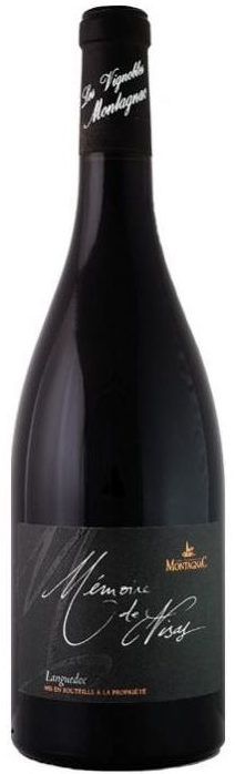 Bouteille de vin rouge Château Montagnac, Mémoires de nisas
